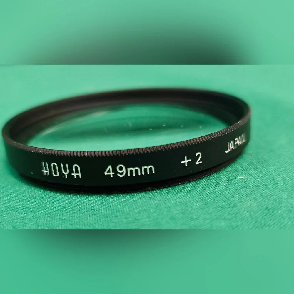 Hoya Close-Up Lens Filter‎ Kit Set 49mm 49.0s +1 +2 +4 & Case Instructions